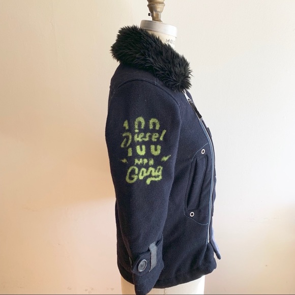 Diesel - Wool-blend Coat - Picture 5 of 7